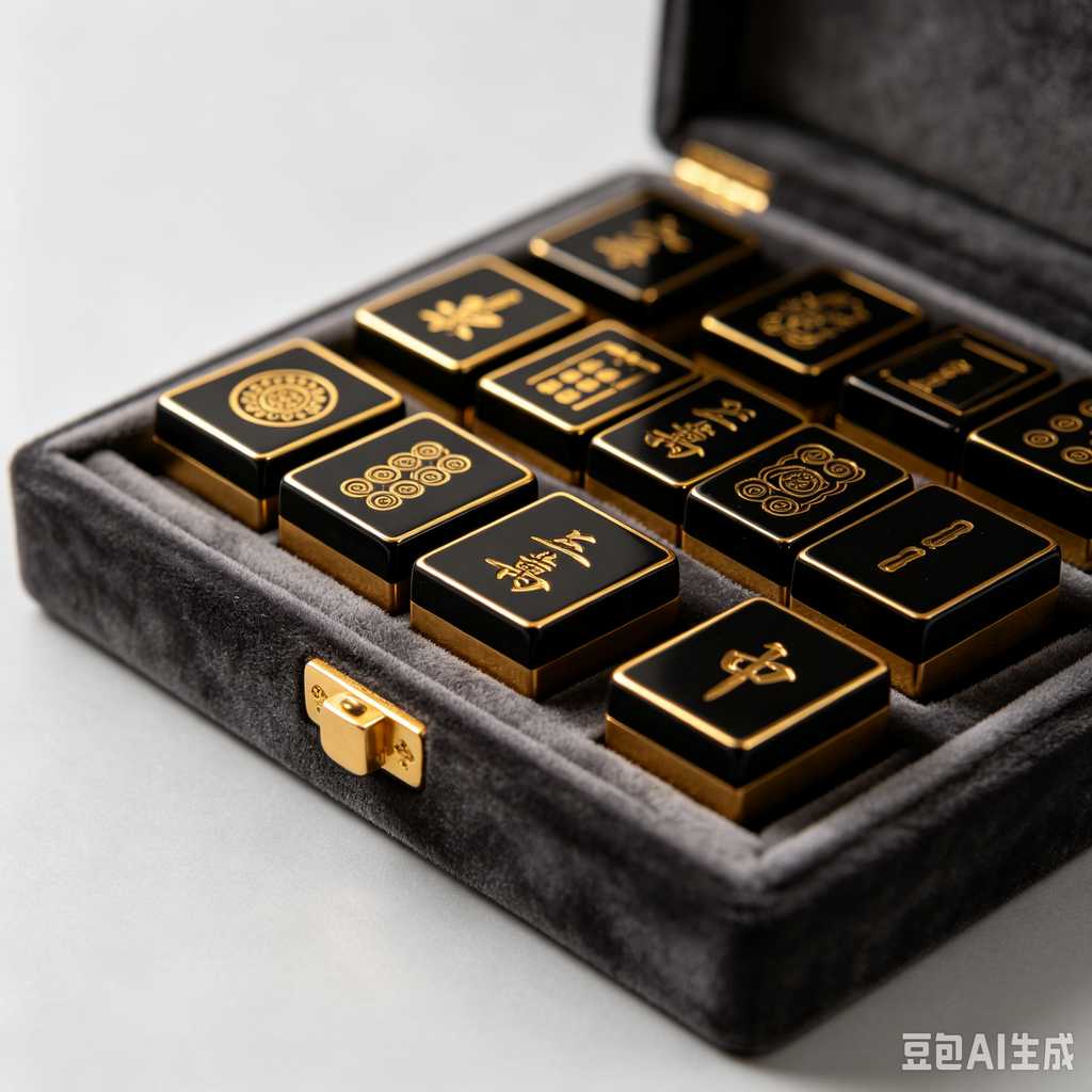 color box mahjong set packing